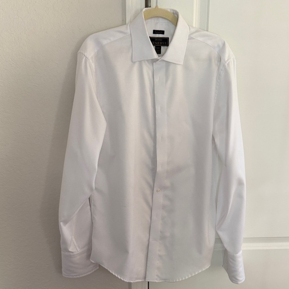 Jos. A. Bank Classic White Tuxedo Shirt - Picture 1 of 12